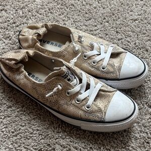 Snake print converse shorelines